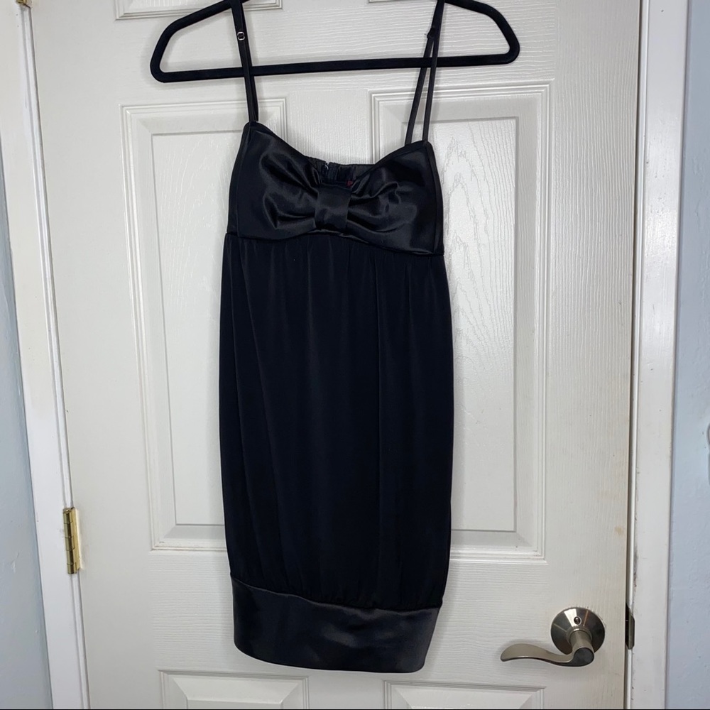 Black cocktail dress